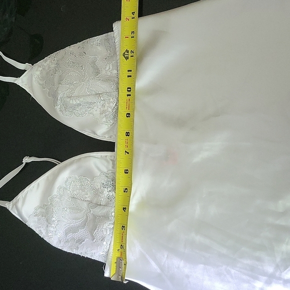 la Senza Satin Chemise Bra Top Lingerie White Size Small - Picture 5 of 5